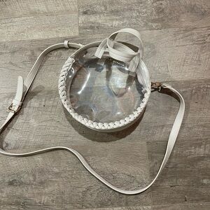 Chic Transparent Crossbody Bag (clear stadium bag)
